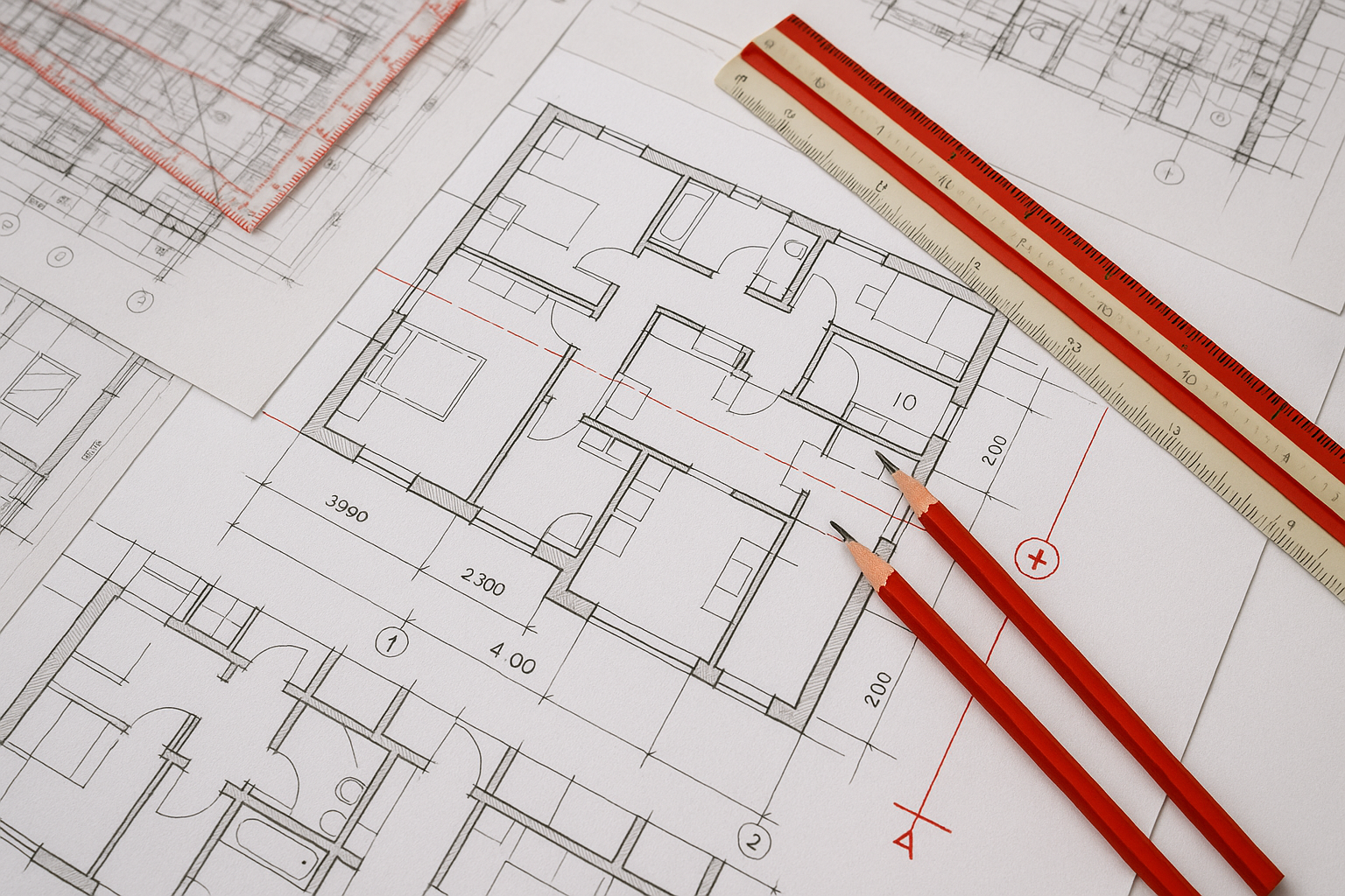 Equipe RW Mamedio apresentando projeto arquitetônico